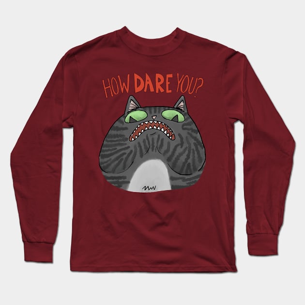 How Dare You 2 Long Sleeve T-Shirt by famousdinosaurs